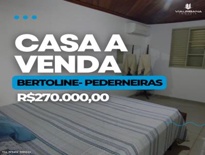 Casa para Venda, em Pederneiras, bairro Bertoline, 3 dormitórios