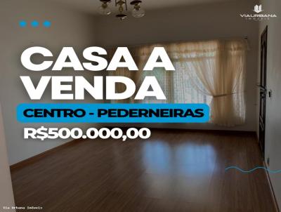 Casa para Venda, em Pederneiras, bairro Centro, 3 dormitórios, 2 banheiros, 1 suíte